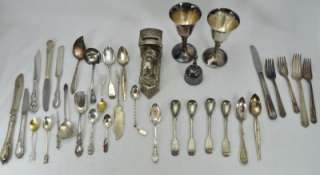 Misc Lot (36) Vintage and Antique Silverplate Items  