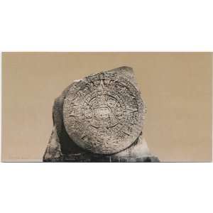   Reprint Aztec Calendar Stone, City of Mexico 1897 1924