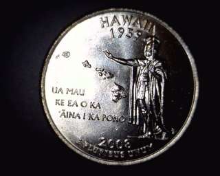 2008 D Hawaii Unc. State quarter Coin  