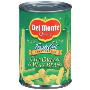Del Monte Beans Cut Green & Wax   12: Grocery & Gourmet Food