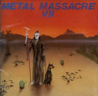 Metal Massacre, Vol. 7 (CD, Metal Blade) HERETIC KRANK TITANIC 