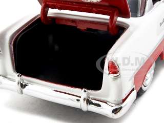 1955 CHEVROLET BEL AIR RED 1:24 DIECAST MODEL CAR  