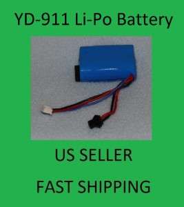 Replacement 7.4V Li Po Battery for YD 911 RC HELICOPTER  