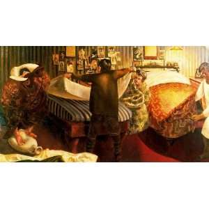     Stanley Spencer   32 x 18 inches   Bed Making