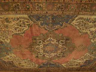 10x13 Tree Of Life Handmade Antique Persian Tabriz Rug  
