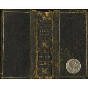  [Leather Binding] Biblia Sacra. [1567] Biblia Ad 