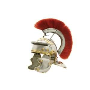   Szco Supplies Red Crest Roman Centurion Helmet: Sports & Outdoors