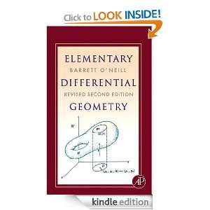 Elementary Differential Geometry, Revised 2nd Edition Barrett ONeill 