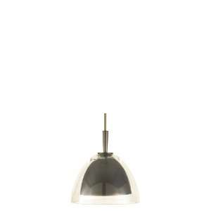 Duplex Metal One Light Pendant with Rail Adapter Finish Oil Rubbed 