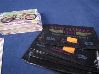 American Vintage Cycles Lot of 60 Trading Cards  