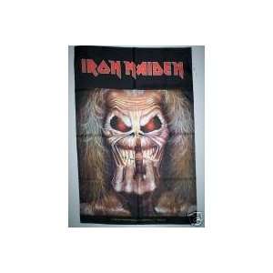   IRON MAIDEN 42x30 Inches Cloth Textile Fabric Poster: Home & Kitchen