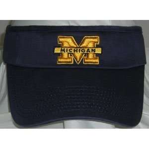  Michigan Wolverines Mascot NCAA Adjustable Visor Blue 