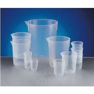   50 ML POLYPROPYLENE MOLDED IN TAPERED LOW FORM BEAKERS [pack of 10