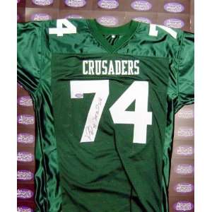 Signed Michael Oher Jersey   Crusaders High School blind side movie 