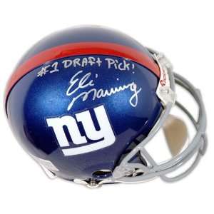 Eli Manning Autographed Pro Line Helmet  Details: New York Giants 