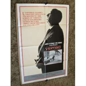 Vertigo   Alfred Hitchcock  Original 1983 Movie Poster 