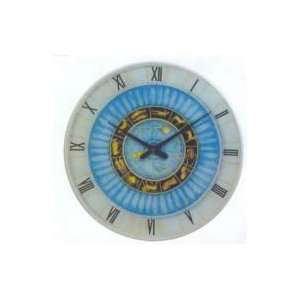  Infinity Instruments Murano Glass Piazza Wall Clock 24 