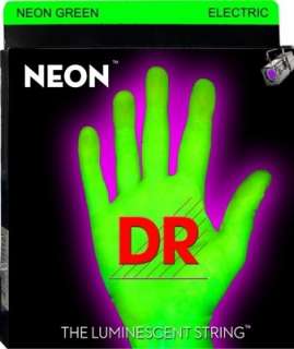 DR Neon Hi Def Green Electric Guitar Strings NGE 10 K3 Coated Free 