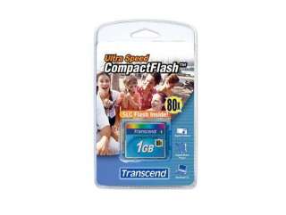 TRANSCEND 1 GB Compact Flash Card Type I 80X NEW  