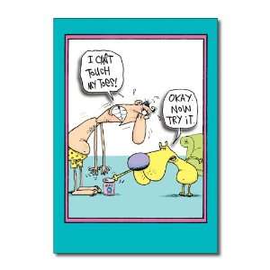 Funny Fathers Day Card Reach for Beer Toes Humor Greeting 