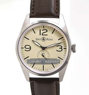 Bell & Ross Vintage 123   Steel with Beige Dial