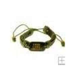  Bracelet True Love Waits Logo Leather/Jute/Ceramic 