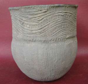 AMERICAN INDIAN MISSISSIPPIAN POTTERY VESSEL 7217  