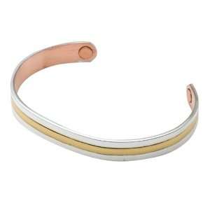   Classic Duet Copper Magnetic Bracelet, Size S