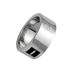  Stainless Steel Ring Positive and Negative Sign Jewelry