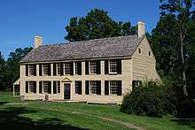 Schuylers house during the Revolution in Schuylerville
