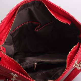 Genuine Italian Leather Red Handbags, Purse, Hobo Bag, Satchel, Tote 