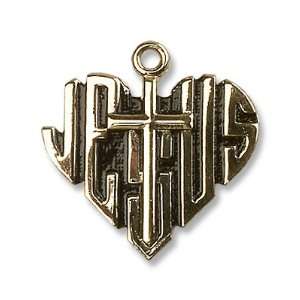  Heart of Jesus/Cross Medal Heart Of Jesus / Cross Pendant Religious 
