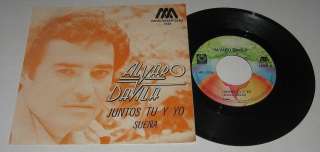 ALVARO DAVILA   JUNTOS TU Y YO   MEXICAN SINGLE 7  