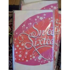  Sweet Sixteen Party Table Cloth/Cover Paper Toys & Games
