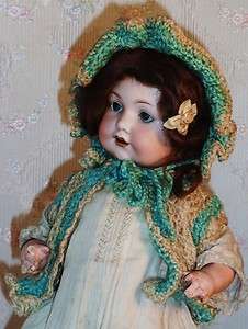 Antique Bisque Doll 14 in DOLL MARKED A.M. 4 D. R. G. M. 26 1/1 Armand 