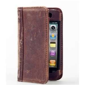  Deluxe Luxury Leather Wallet Case for Iphone 4 4s Cell 