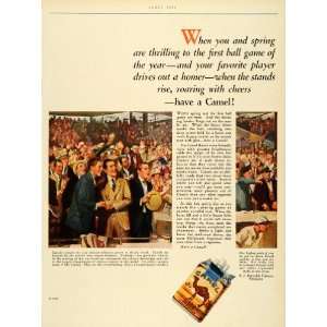  1926 Ad Camel Cigarettes R J Reynolds Tobacco Baseball 
