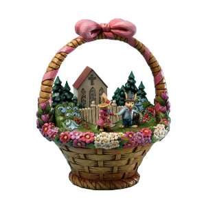  Jim Shore for Enesco 7 1/4 Inch Easter Diorama Featuring a 