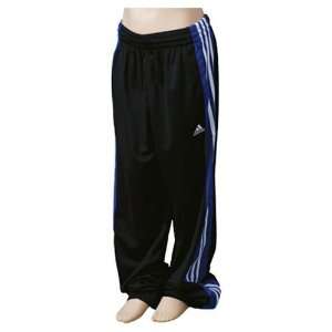  Adidas Boys Loose Fit Pant   Black/Cobalt/White Sports 