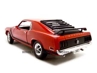 1970 FORD MUSTANG BOSS 302 RED 118 DIECAST MODEL  