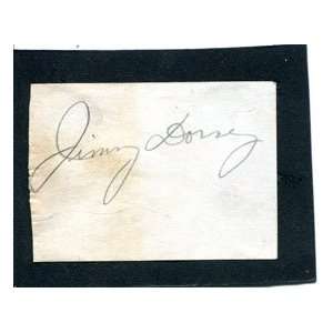  Jimmy Dorsey Autographed Cut