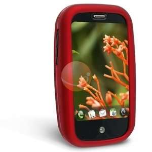  Clip on Rubber Coated Case for Palm Pre, Red: Electronics