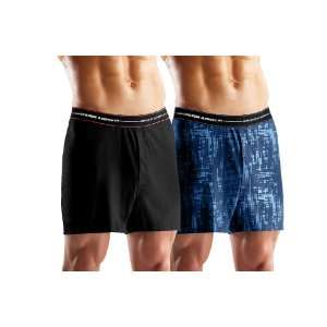   Mens 4 Boxer Short 2 Pack Bottoms by Under Armour: Sports & Outdoors