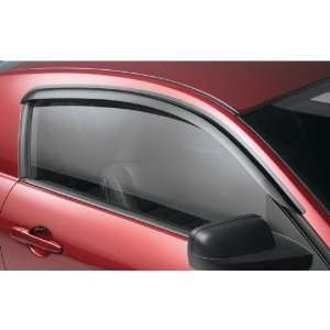   SMOKED SIDE WINDOW DEFLECTORS 2007 2013 FORD MUSTANG #5R3Z 18246 AA