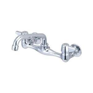  Central Brass 0047 UA Wall Mount Faucet with 8 Centers in 