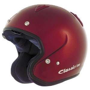  Classic M Motorcycle Helmet, Candy Spectra Red, Small 