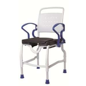  Konstanz Shower Commode Chair in Grey / Blue: Home 