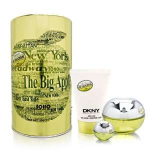 Dkny Be Delicious Gift Set 3 Pcs. [3.4 oz. Eau De Parfum Spray + 3.4 