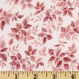   Contessa Flora Leaves Blush Fabric By The Yard Arts, Crafts & Sewing