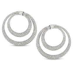 18k White Gold 5 7/8ct TDW Diamond Earrings (G H, SI1 SI2)  Overstock 